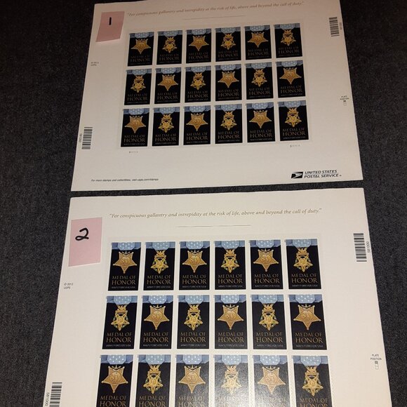 USPS Stamps * (2) Medal of Honor Folios * Kestrel, Christmas, Pledge & More * - Picture 5 of 15